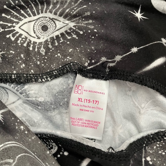 No Boundaries High Rise Leggings Ankle Length XL - Picture 3 of 5